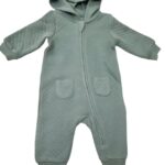 LITTLE ME HOODED COVERALL