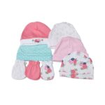 HUDSON 8PC CAP & MITTENS