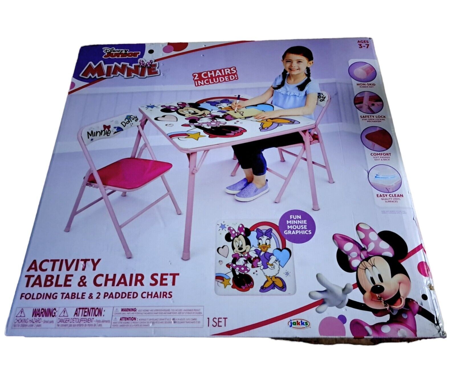 MINNIE MOUSE TABLE & CHAIR
