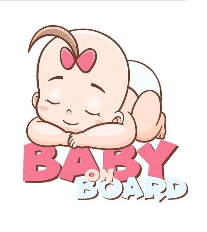 BABY ON BOARD STICKER