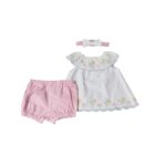 LITTLE ME GIRL 2PC WOVEN SET