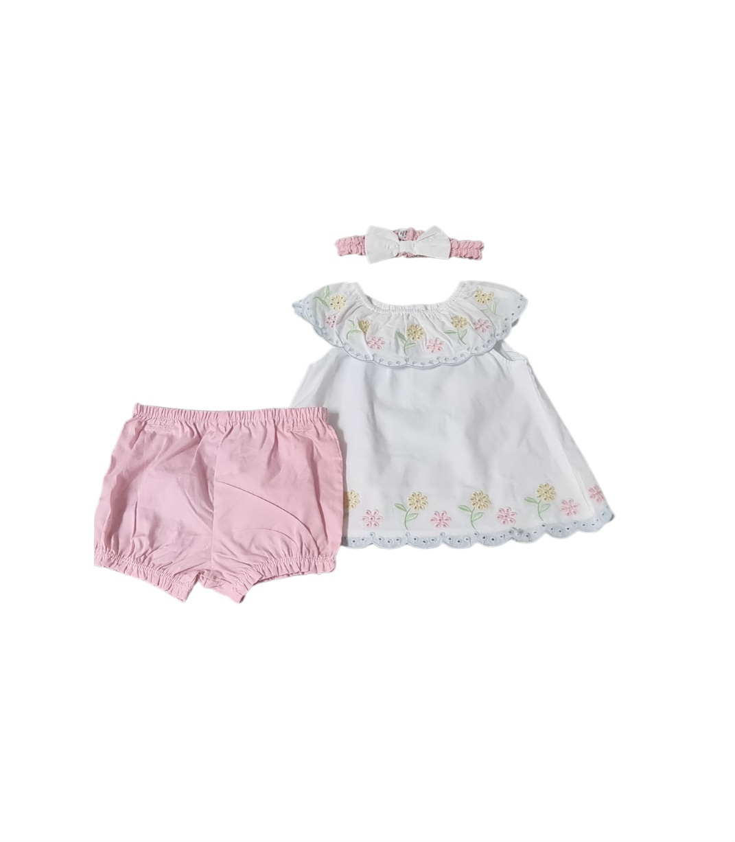 LITTLE ME GIRL 2PC WOVEN SET