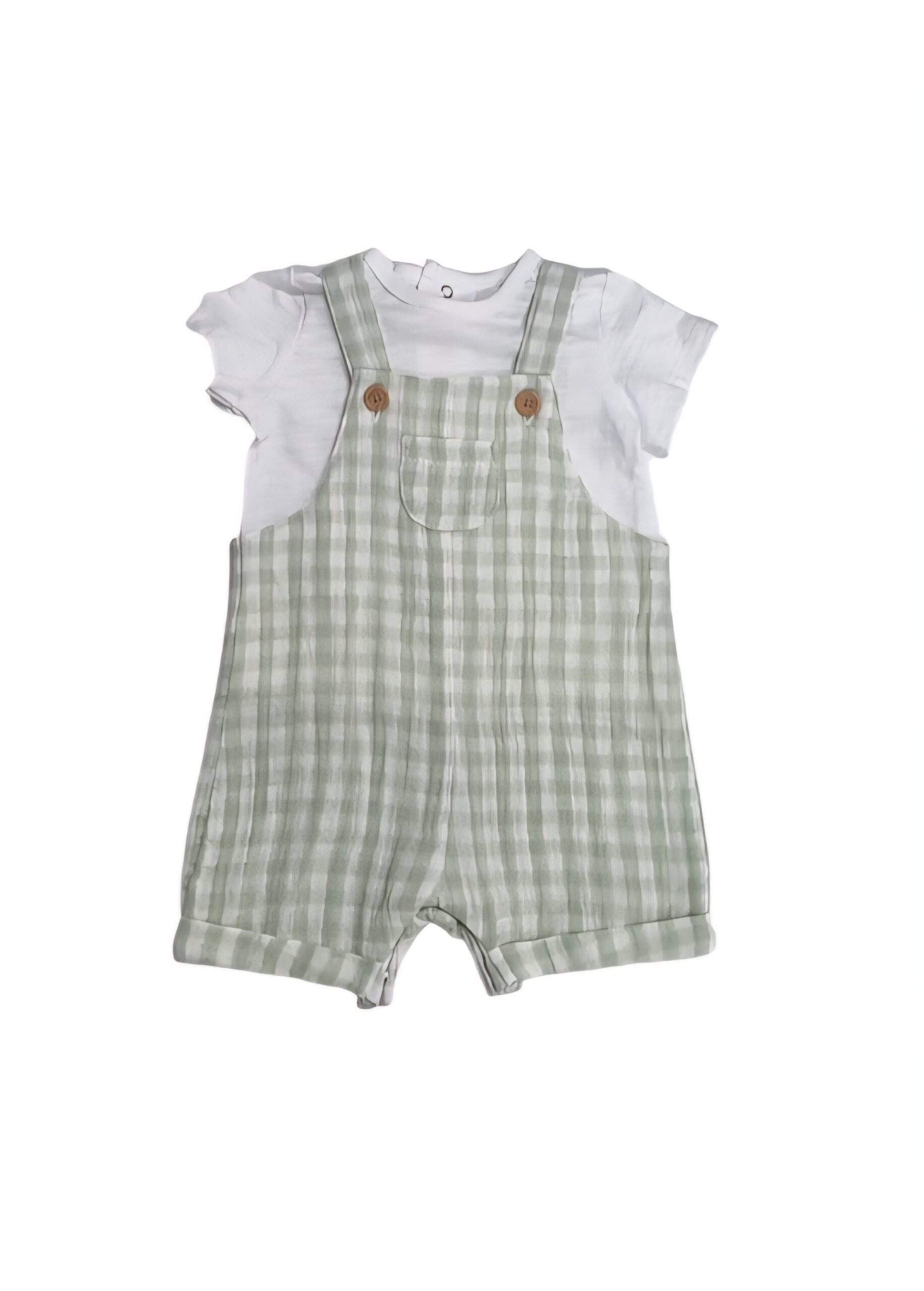 LITTLE ME SHORTALL 2PC SET