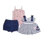 QUILTEX DINO 3PC SHORT SET