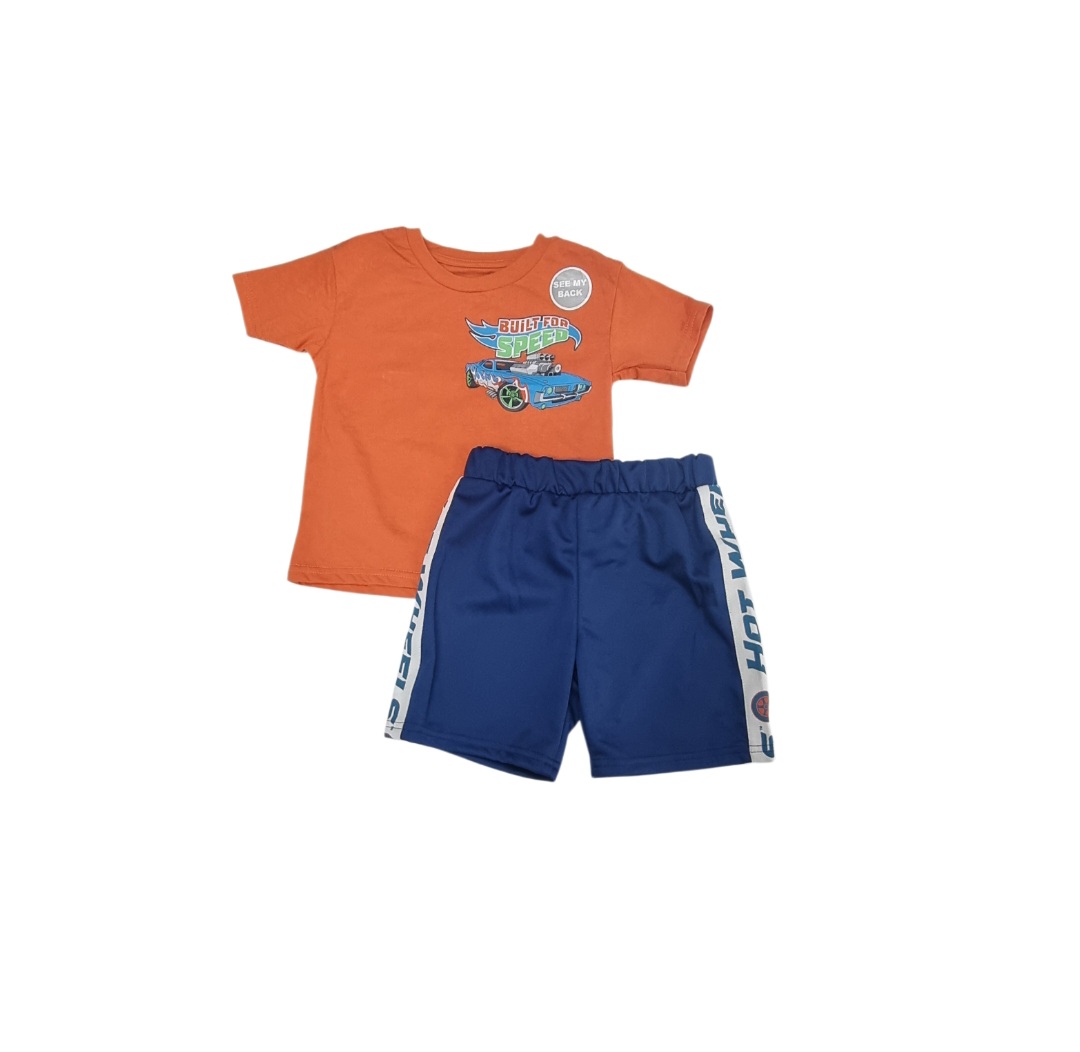 HOT WHEELS BOY SHORT SET