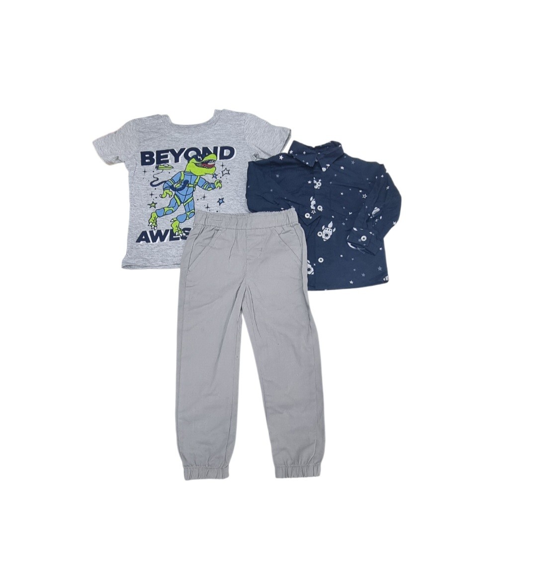 LITTLE REBELS BOY 3PCPANTS SET