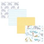 HUDSON 4PK RECEIVING BLANKETS