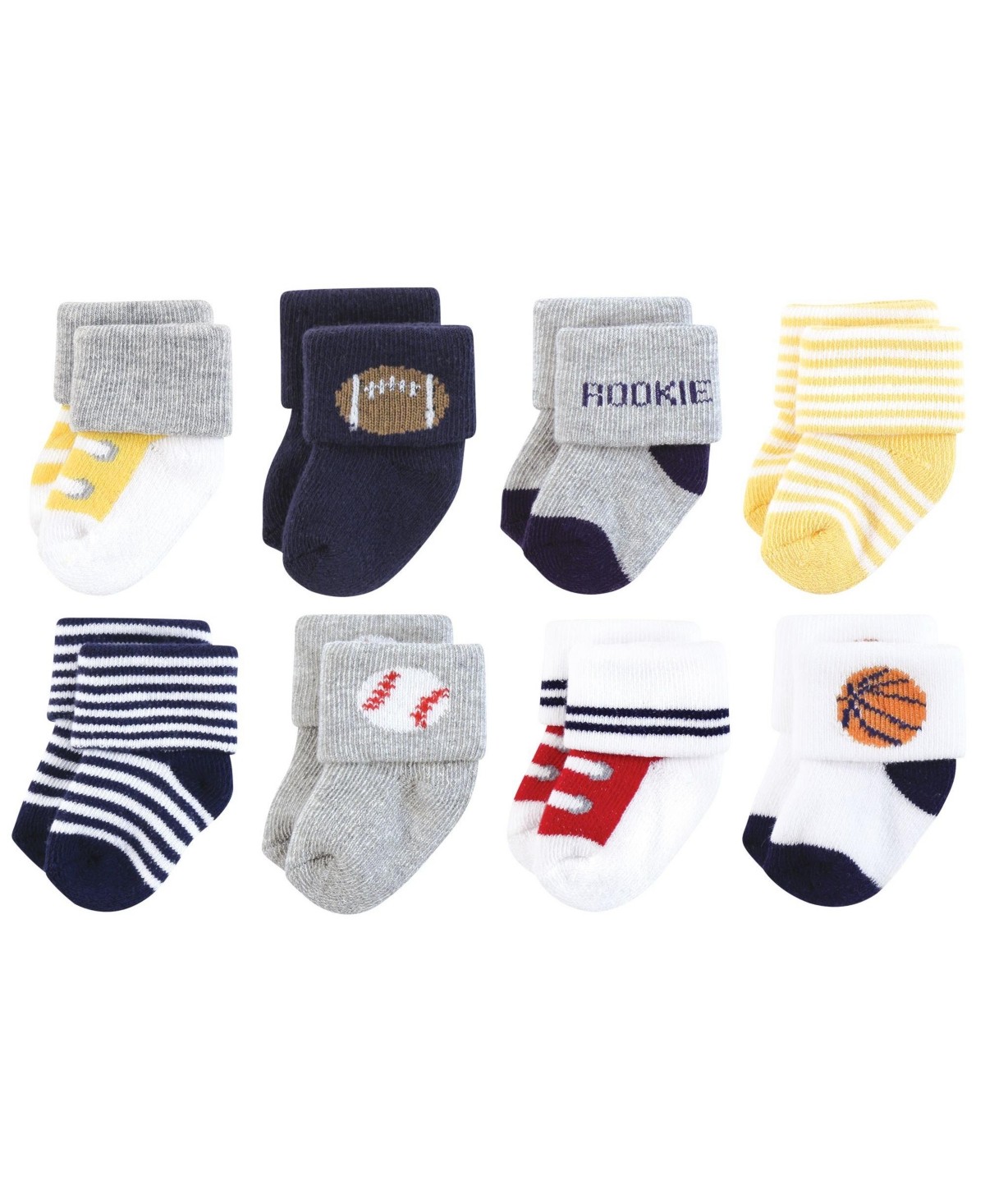 LUVABLE FRIENDS 8PK SOCKS