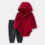 CARTERS 2-BODYSUITS PANTS SET