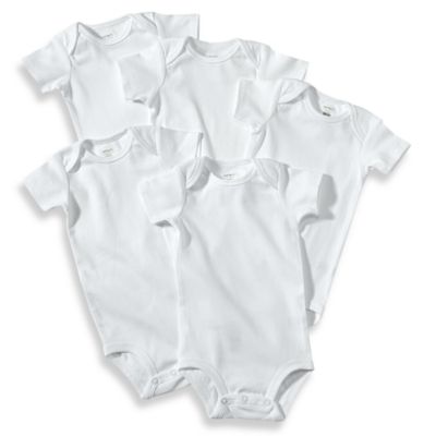 CARTERS 5PK WHITE BODYSUITS