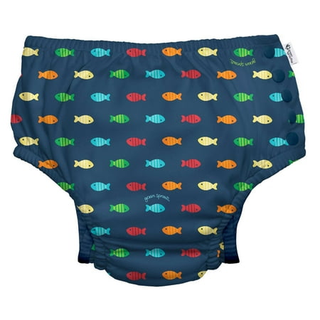 GREEN SPROUT SWIM SNAP DIAPER