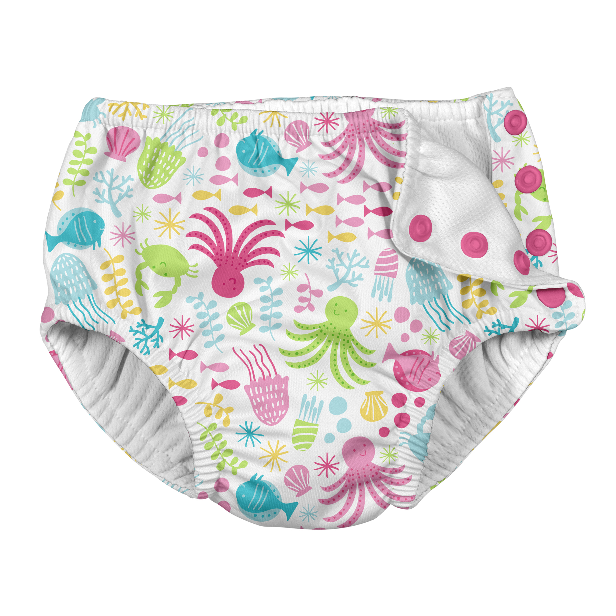 GREEN SPROUT SWIM SNAP DIAPER