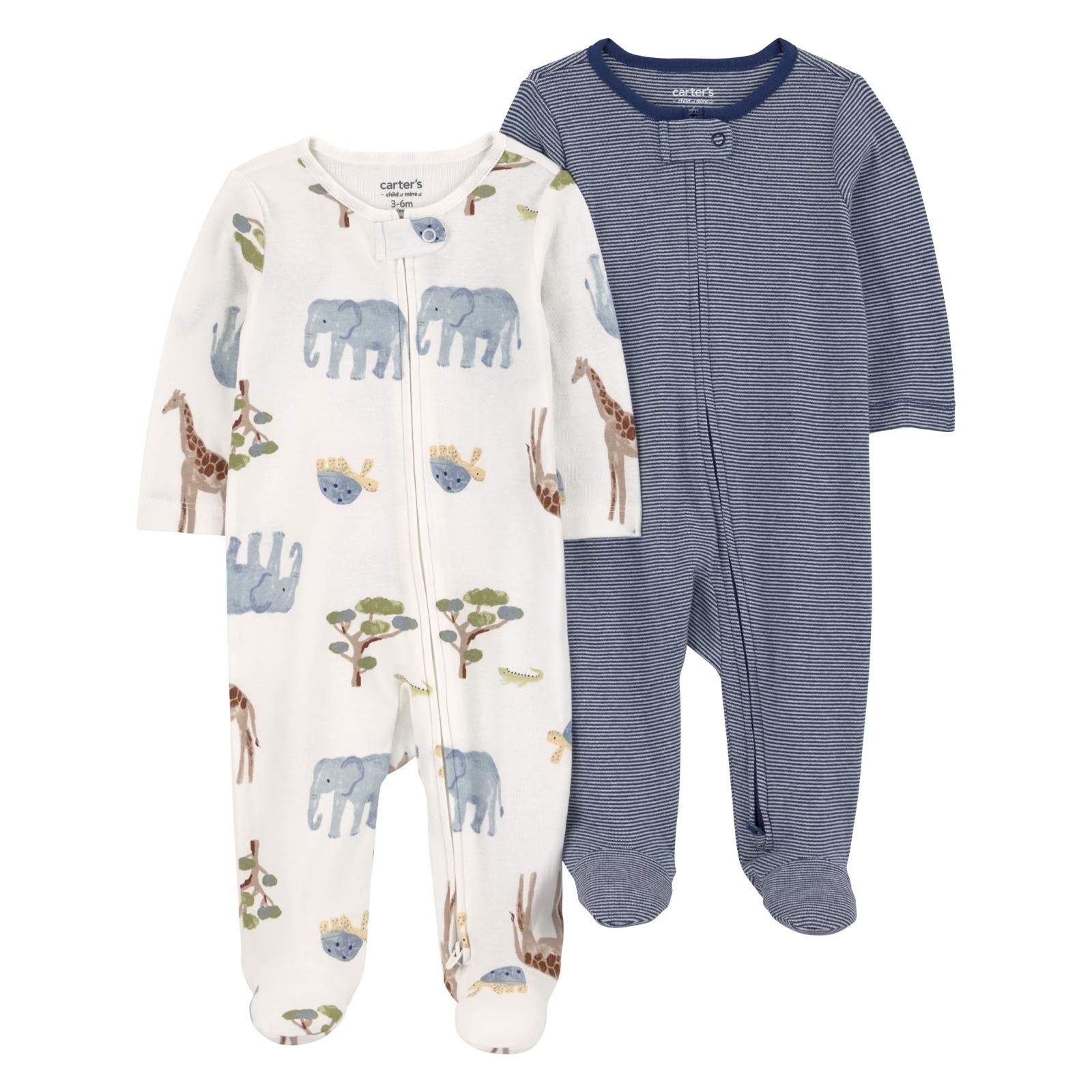 CARTERS 2PK SLEEP N PLAY