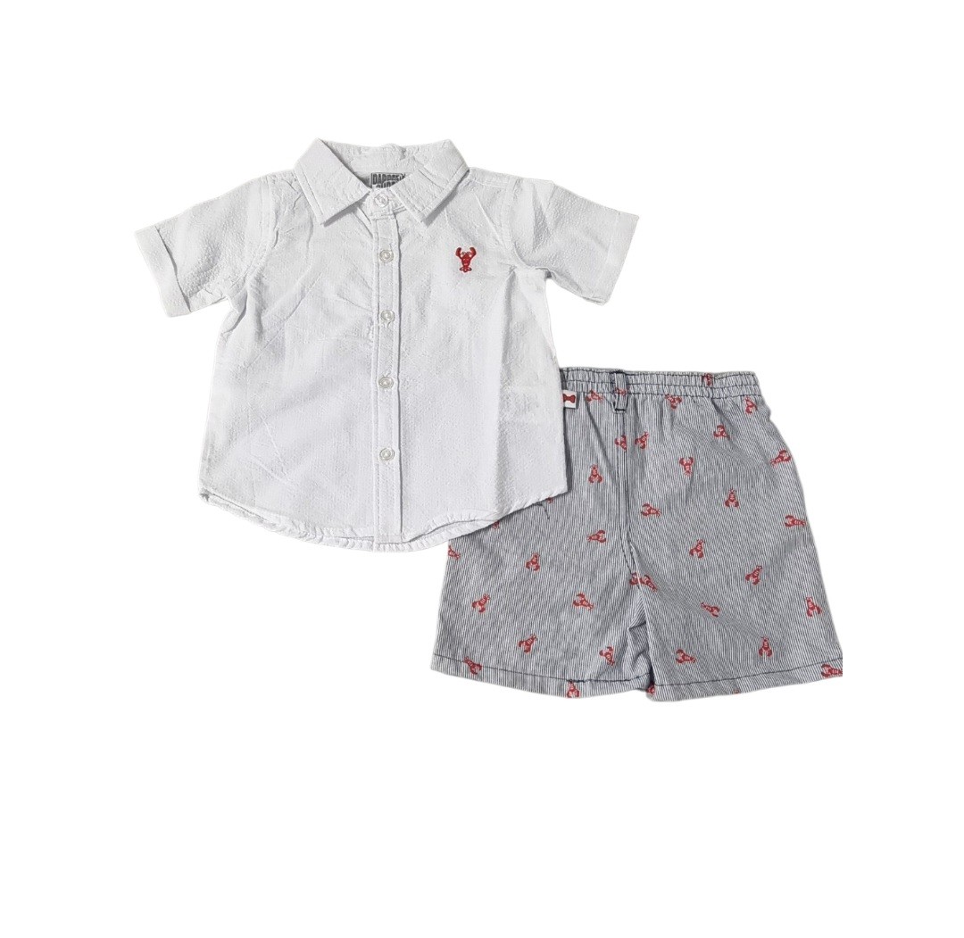 DAPPER DUDE BOYS SHORT SET