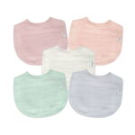 GREEN SPROUT MUSLIN 5PK BIBS