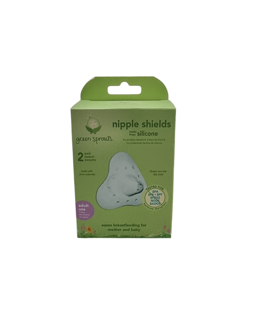 GREEN SPROUT 2PK NIPPLE SHIELD