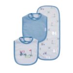 LITTLE ME 2 BIB & BURP SET
