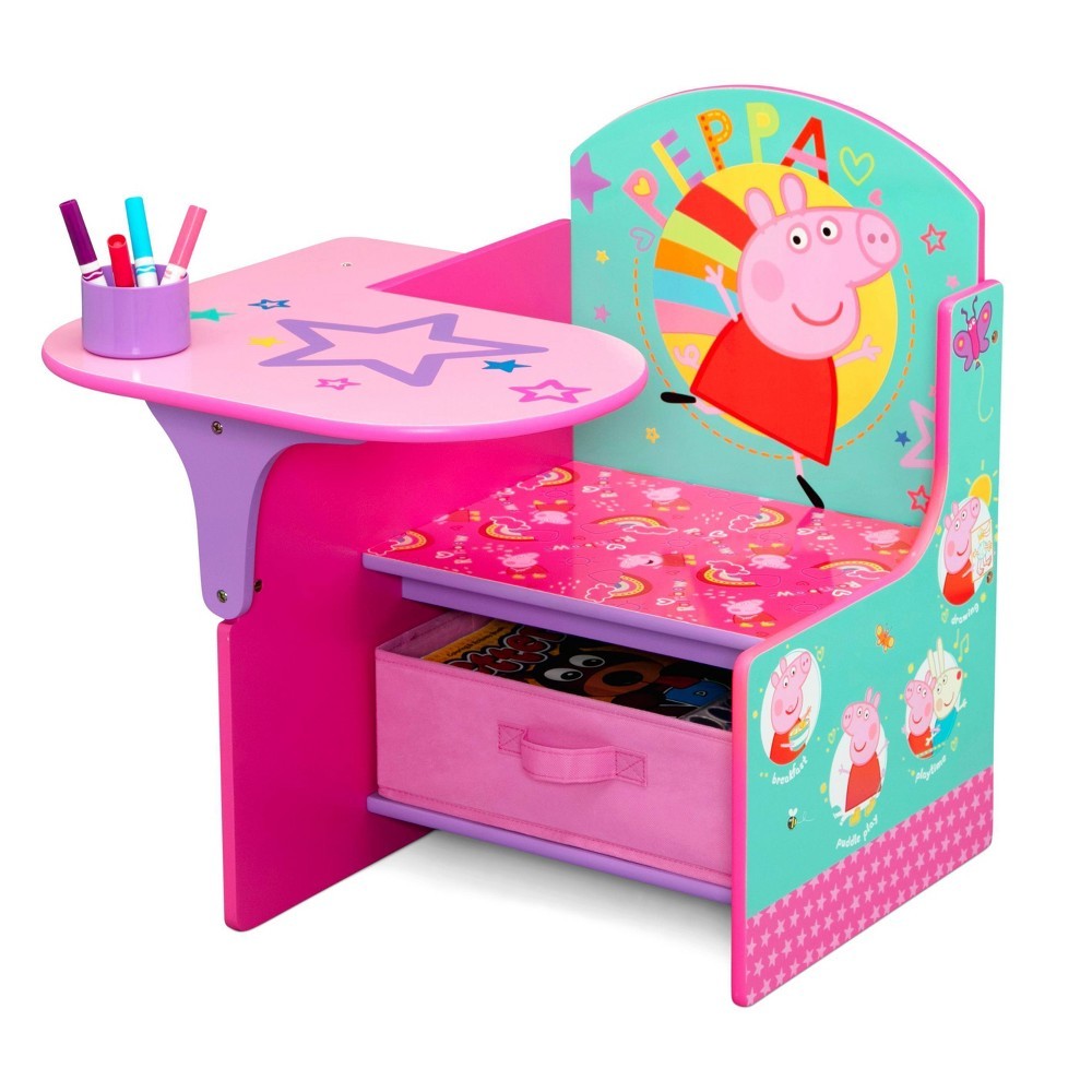 DELTA CHAIR/DESK W/STORAGE BIN