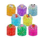 JELLY CUBE 8PK CLEAR SLIME KIT