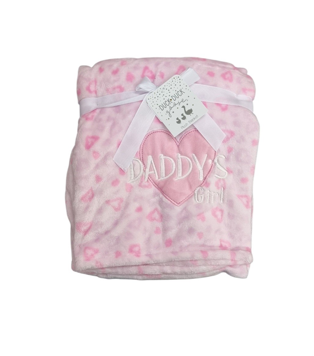 DUCK DUCK GIRL PLUSH BLANKET