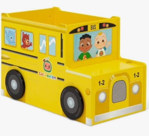 DELTA SCHOOL BUS TOY BOX