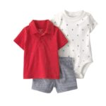 CARTERS BOY 3PC SHORT SET