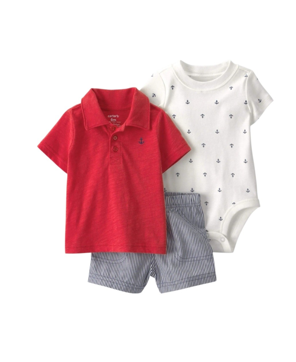 CARTERS BOY 3PC SHORT SET