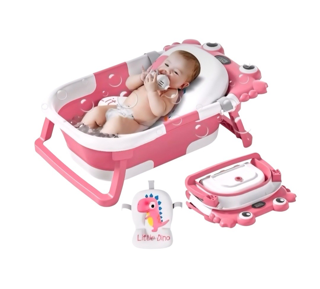 BABY PINK FOLDING BATH TUB