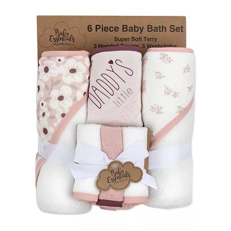 BABY ESEENTIALS 6P BATH SET
