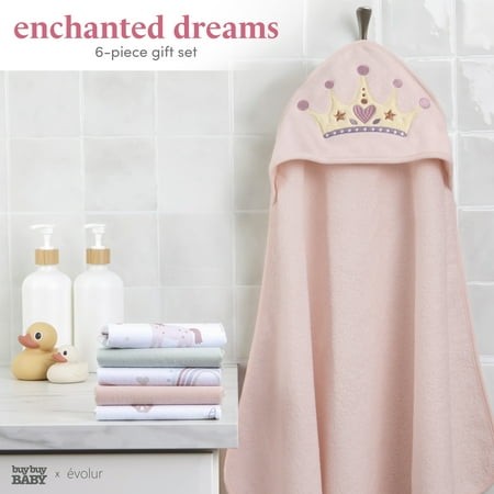 DREAM ON ME TOWEL & 5 WASHCLTH