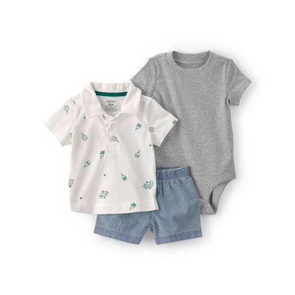 CARTERS BOY 3PC SHORT SET
