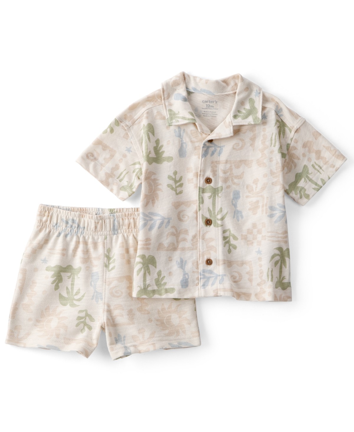 CARTERS BOY OUTFIT SHORT SET