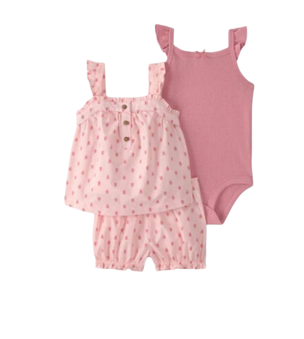 CARTERS GIRL 3PC OUTFIT