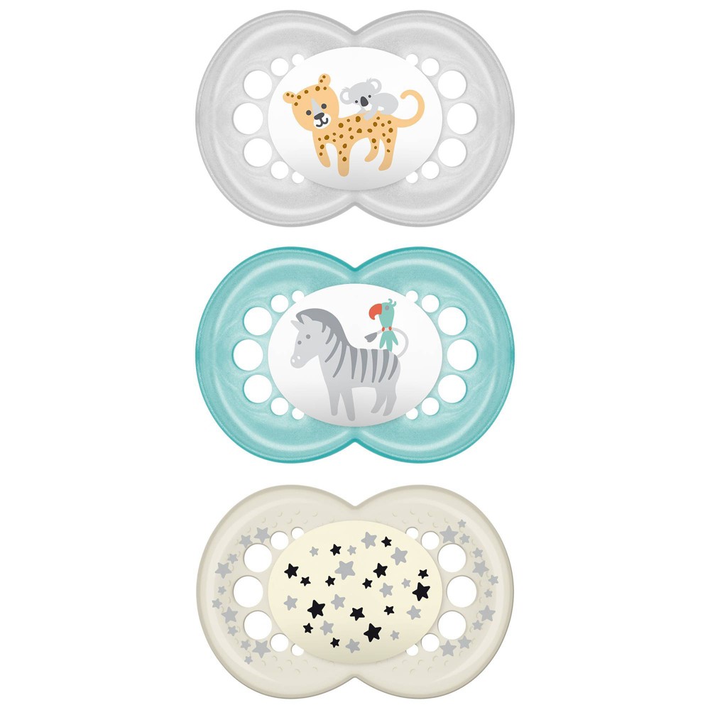 MAM 3PK DAY & NIGHT PACIFIER