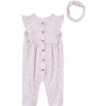 CARTERS GIRL ROMPER HEADBANDS