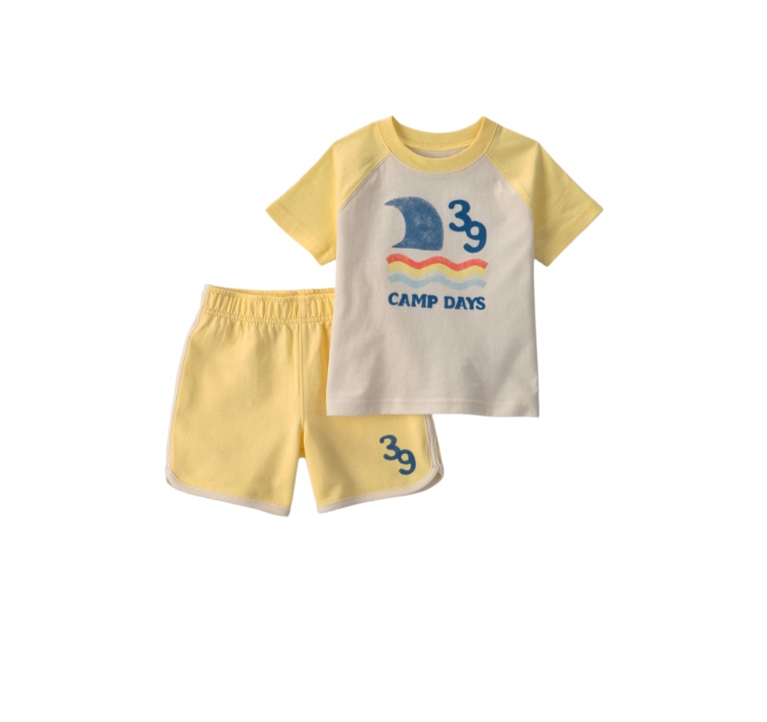 CARTERS BOY OUTFIT SHORT SET