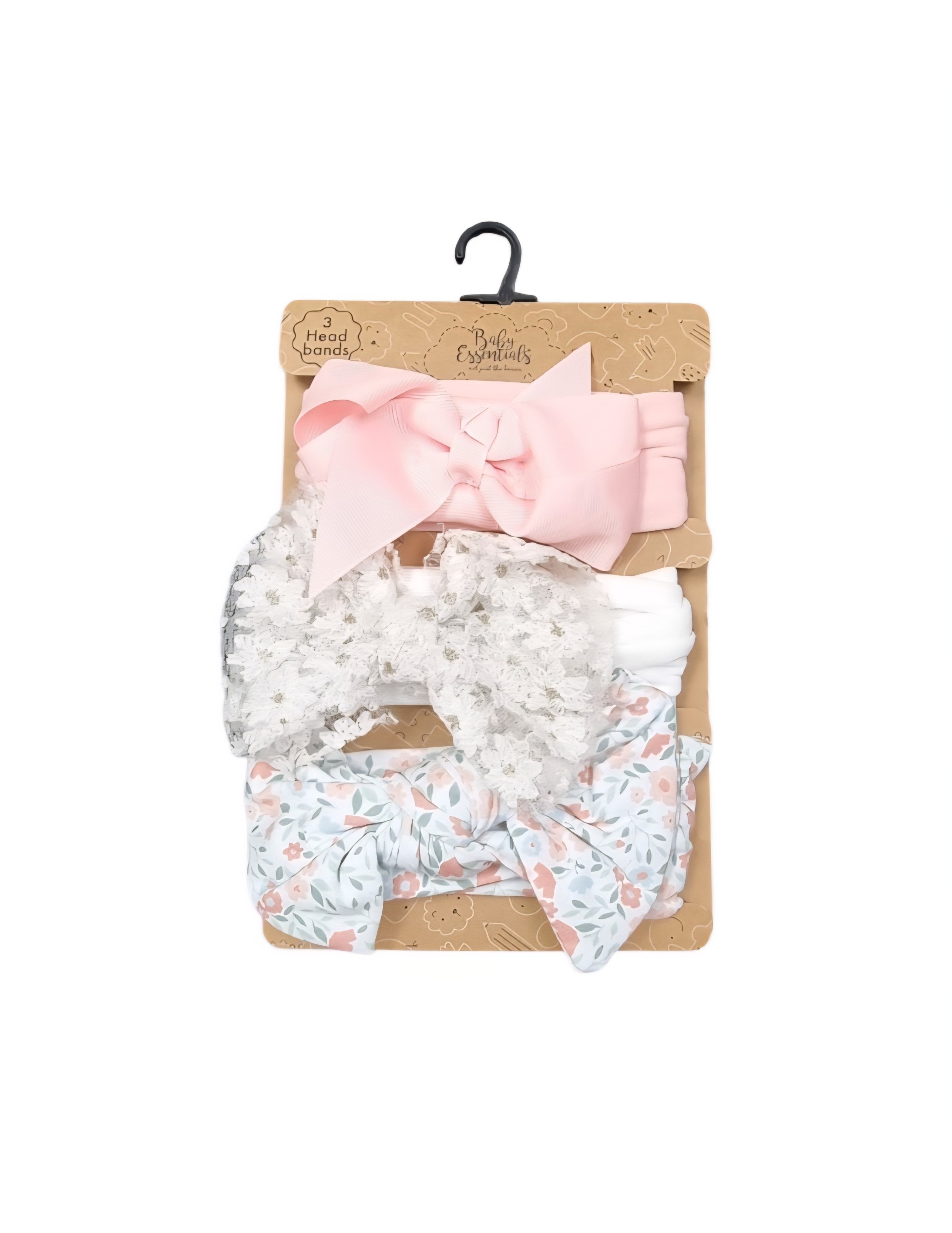 BABY ESSENTIALS 3PK HEADBAND