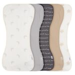 GERBER 5PCK ORGANIC BURP CLOTH