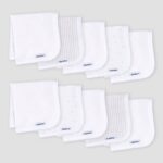 GERBER 10 PK WASHCLOTHS