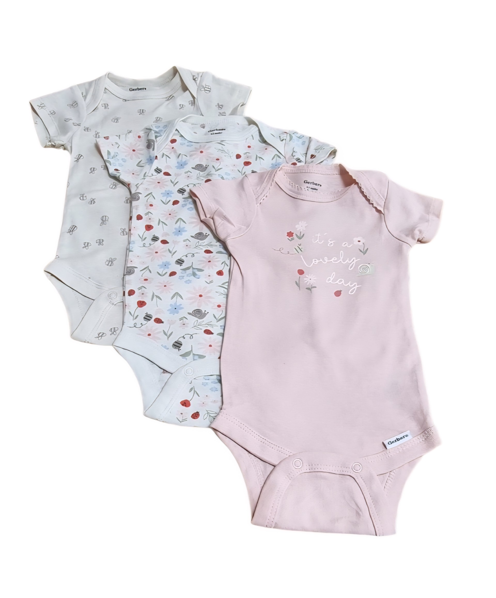 GERBER 3PCK ONESIES