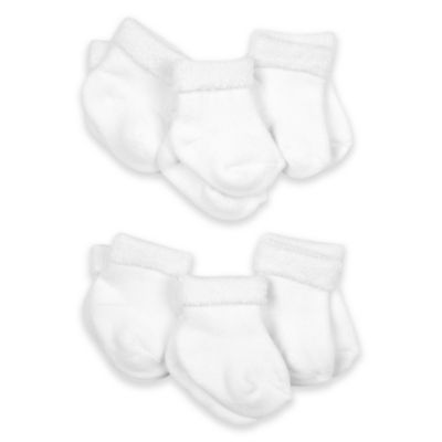 GERBER 6PCK SOCKS 6-9M