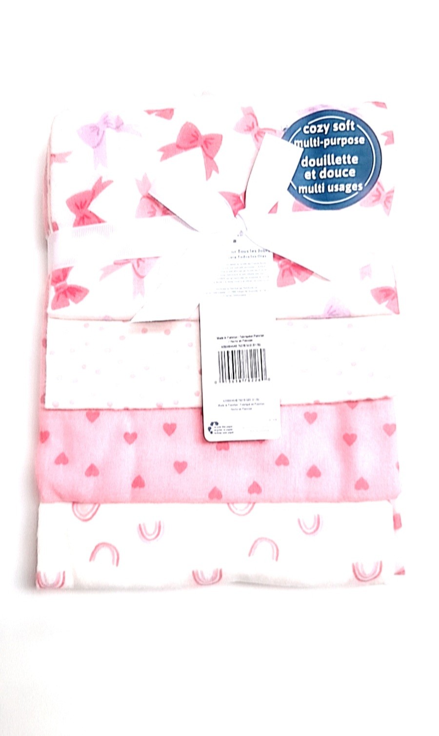 GERBER 4PK FLANNEL BLANKETS