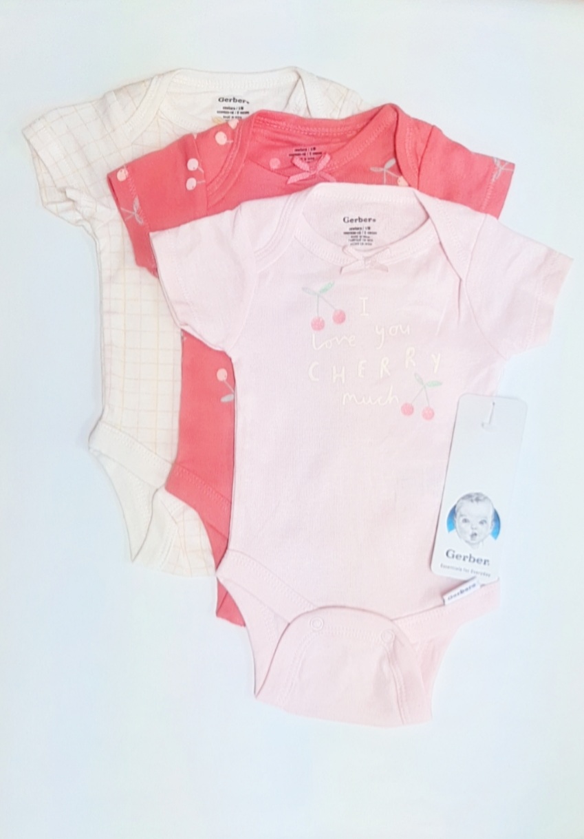 GERBER 3PCK ONESIES