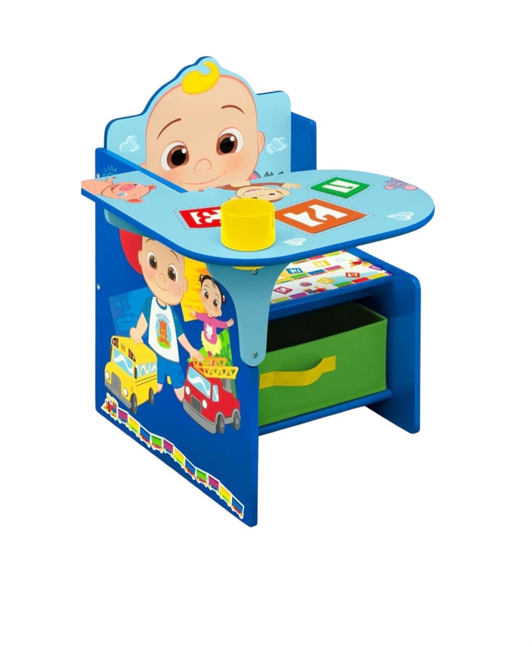 DELTA CHAIR/DESK W/STORAGE BIN