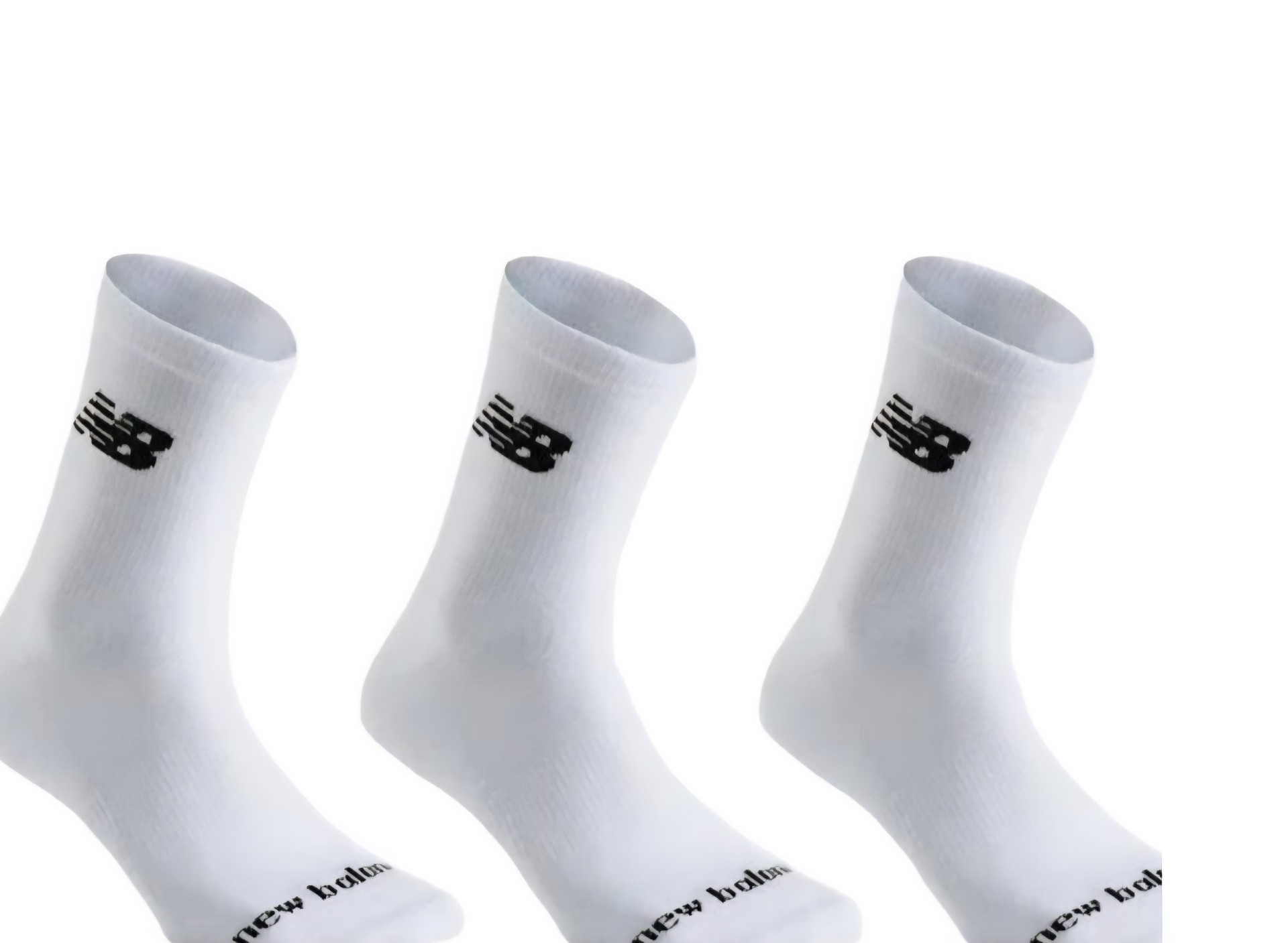 NEW BALANCE WHITE SOCKS