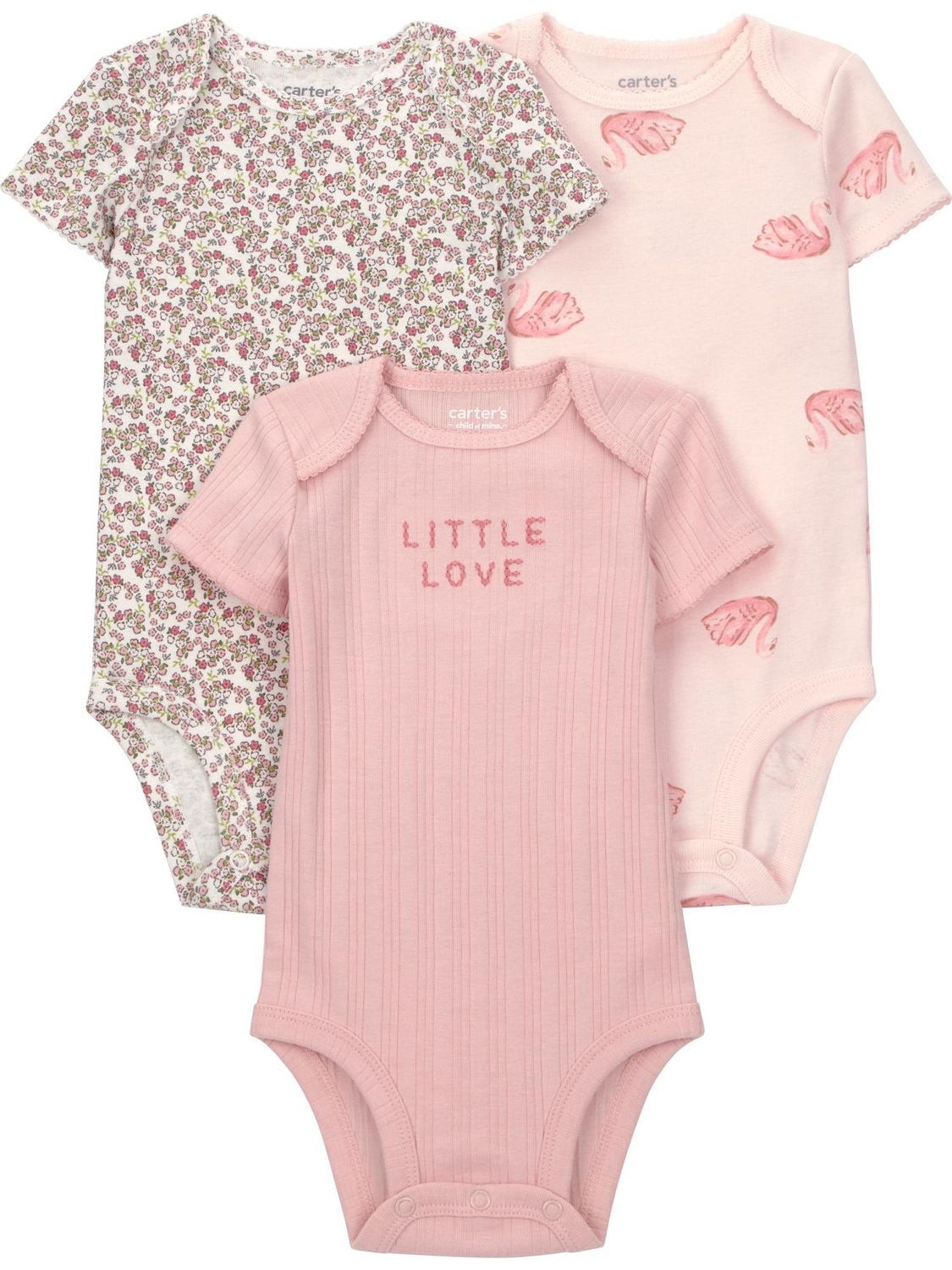 CARTERS 3PK BODYSUITS