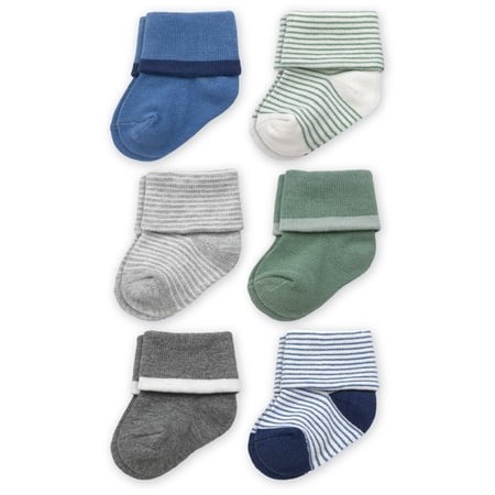 CARTERS BABY BOY 6PK SOCKS