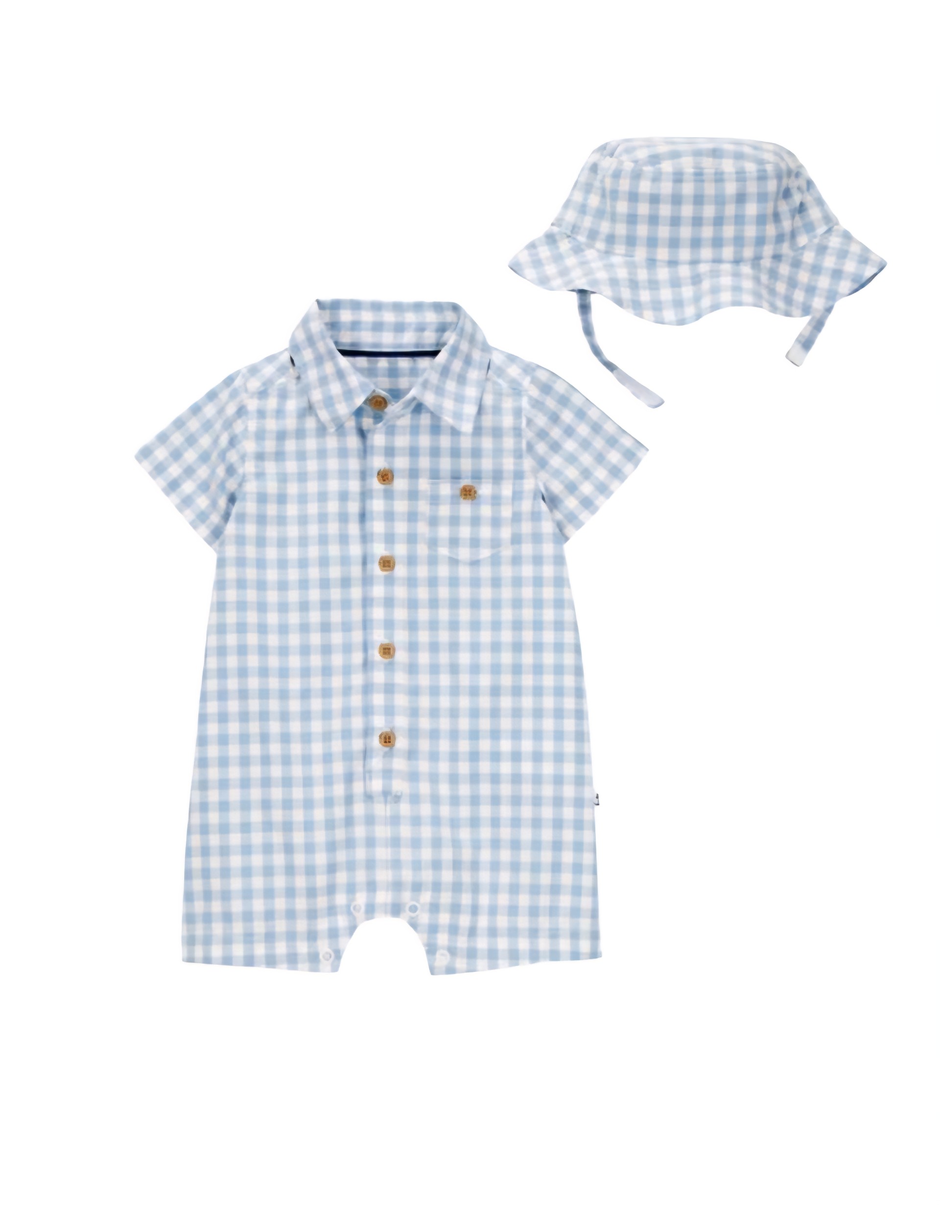 CARTERS BOY ROMPER & HAT