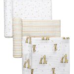 LITTLE ME 3PK SWADDLE BLANKET