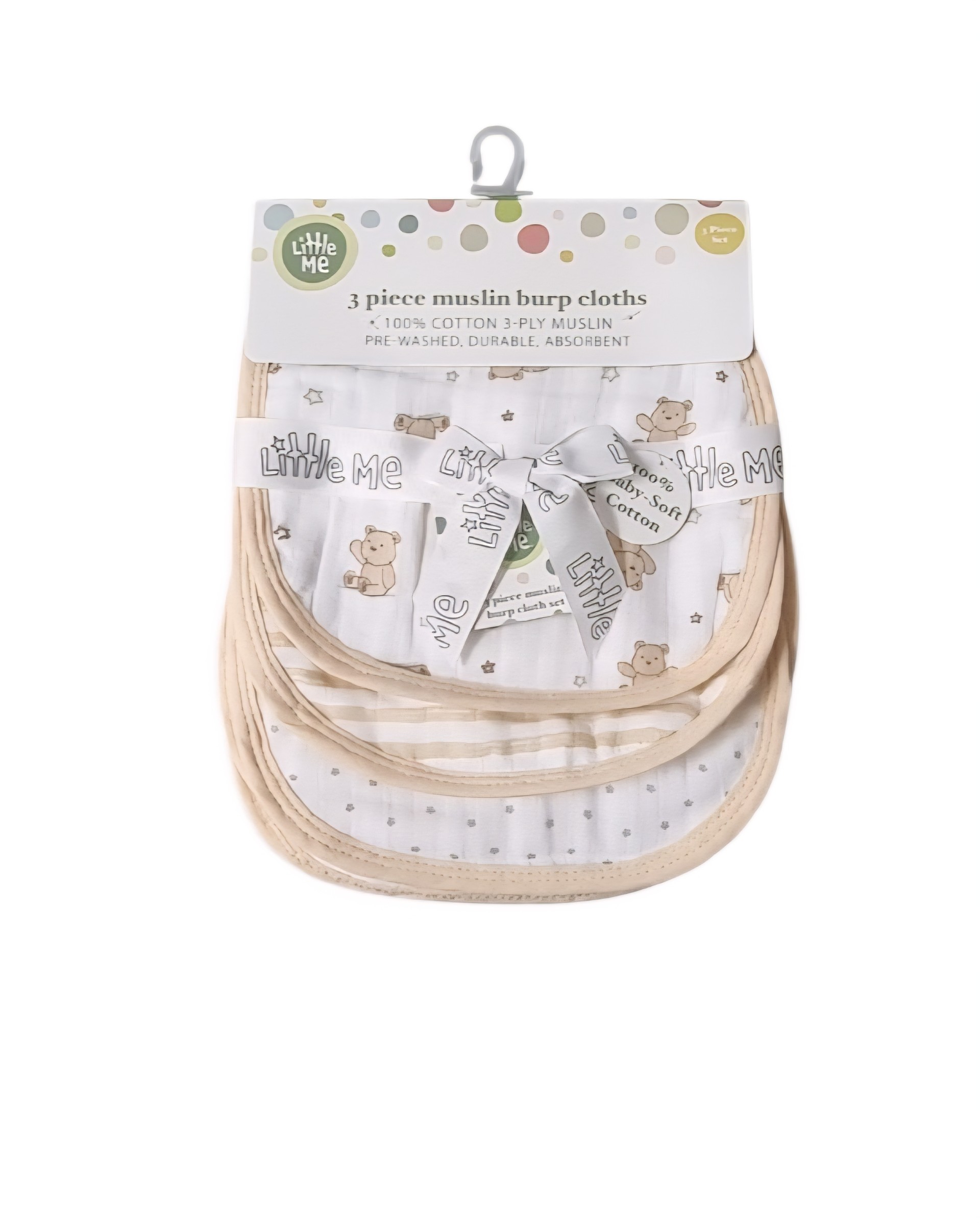 LITTLE ME MUSLIN BURP CLOTH